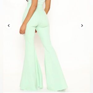 Fashion Nova Mint Flare Jeans